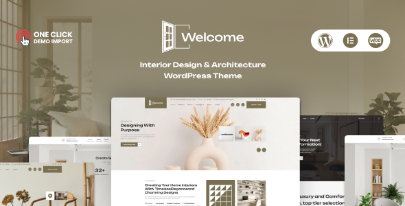 Welcome - Architecture and Interior Design WordPress Theme